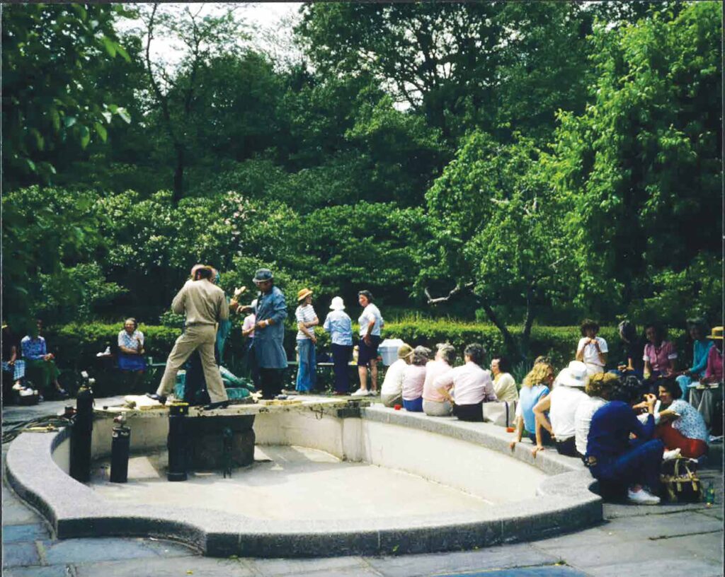 The Conservancy Garden in Central Park -1978